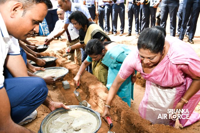FOUNDATION STONE LAID FOR NEW CLASSROOM BUILDING AT WELAMITIYA PRIMARY SCHOOL